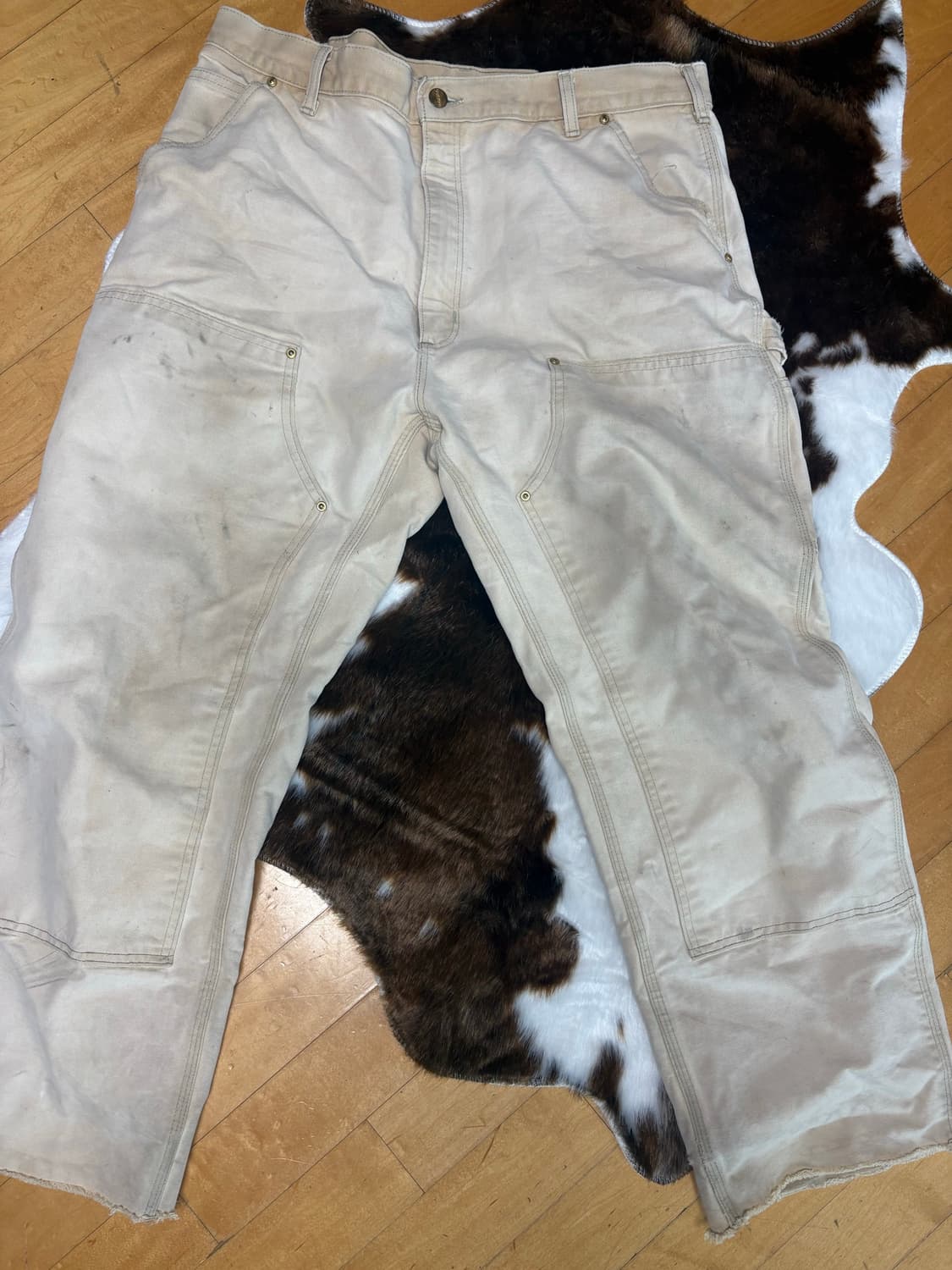빈티지 칼하트 더블니 베이지 36 상품이미지1