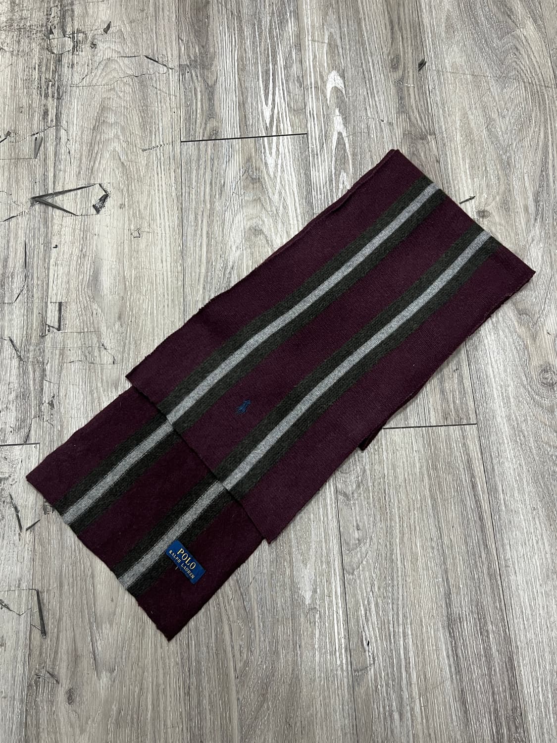 Polo Ralph Lauren 폴로 랄프로렌 버건디 머플러 상품이미지1