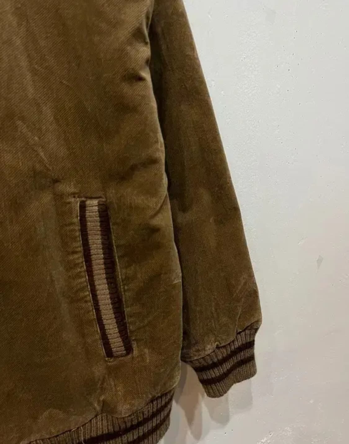 울리치 이너퀄팅 코듀로이 카라 자켓 블루종 L 상품이미지6