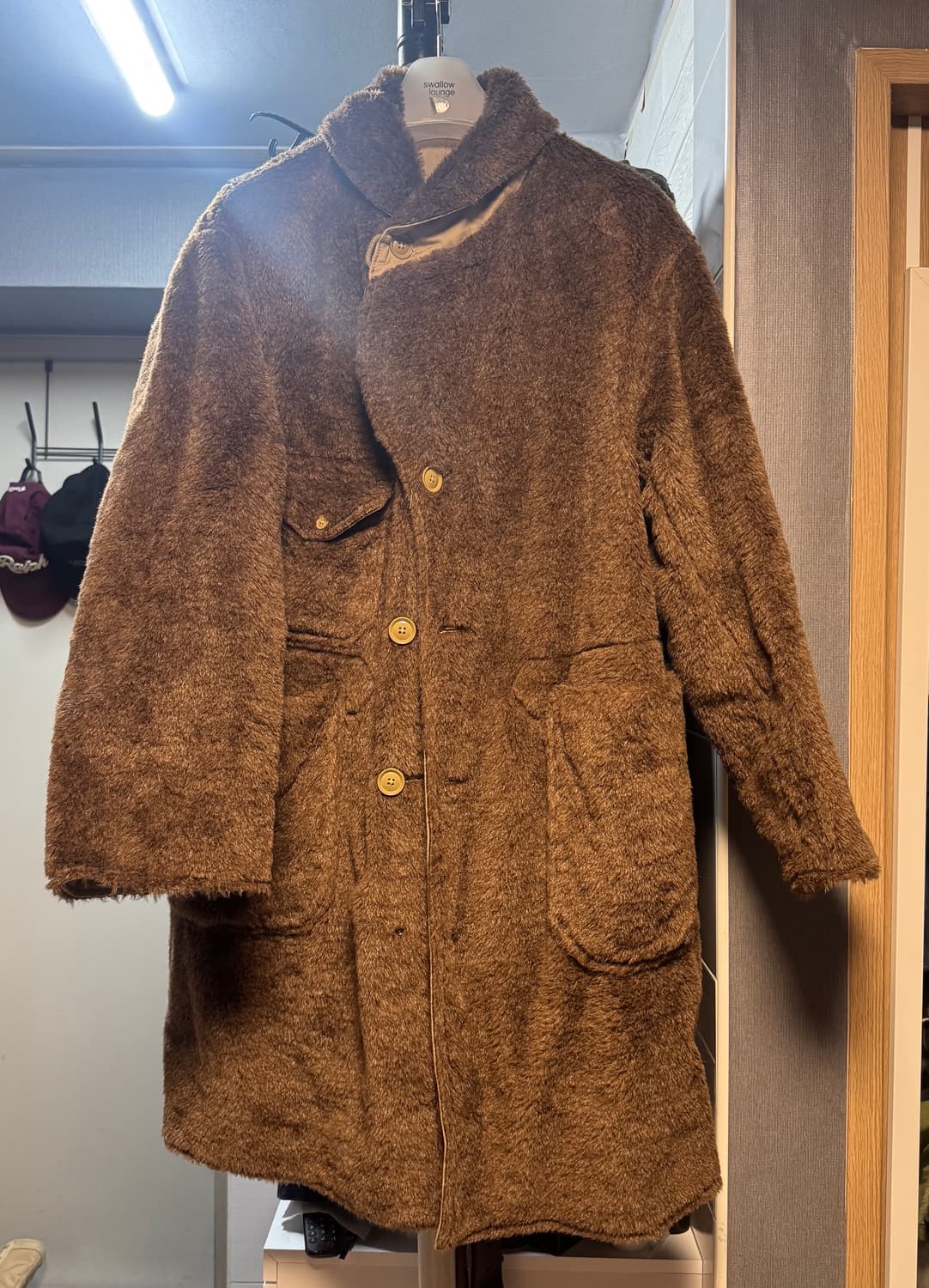 L) 19AW 엔지니어드 가먼츠 리버시블 숄칼라 코트 상품이미지2