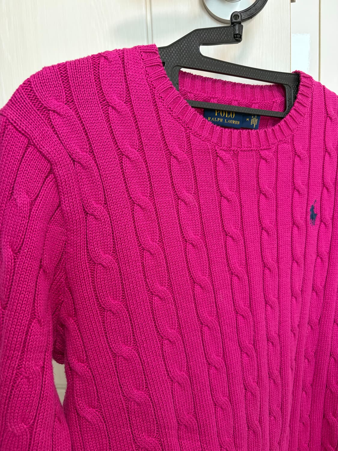 폴로 핫핑크 니트 m 상품이미지4