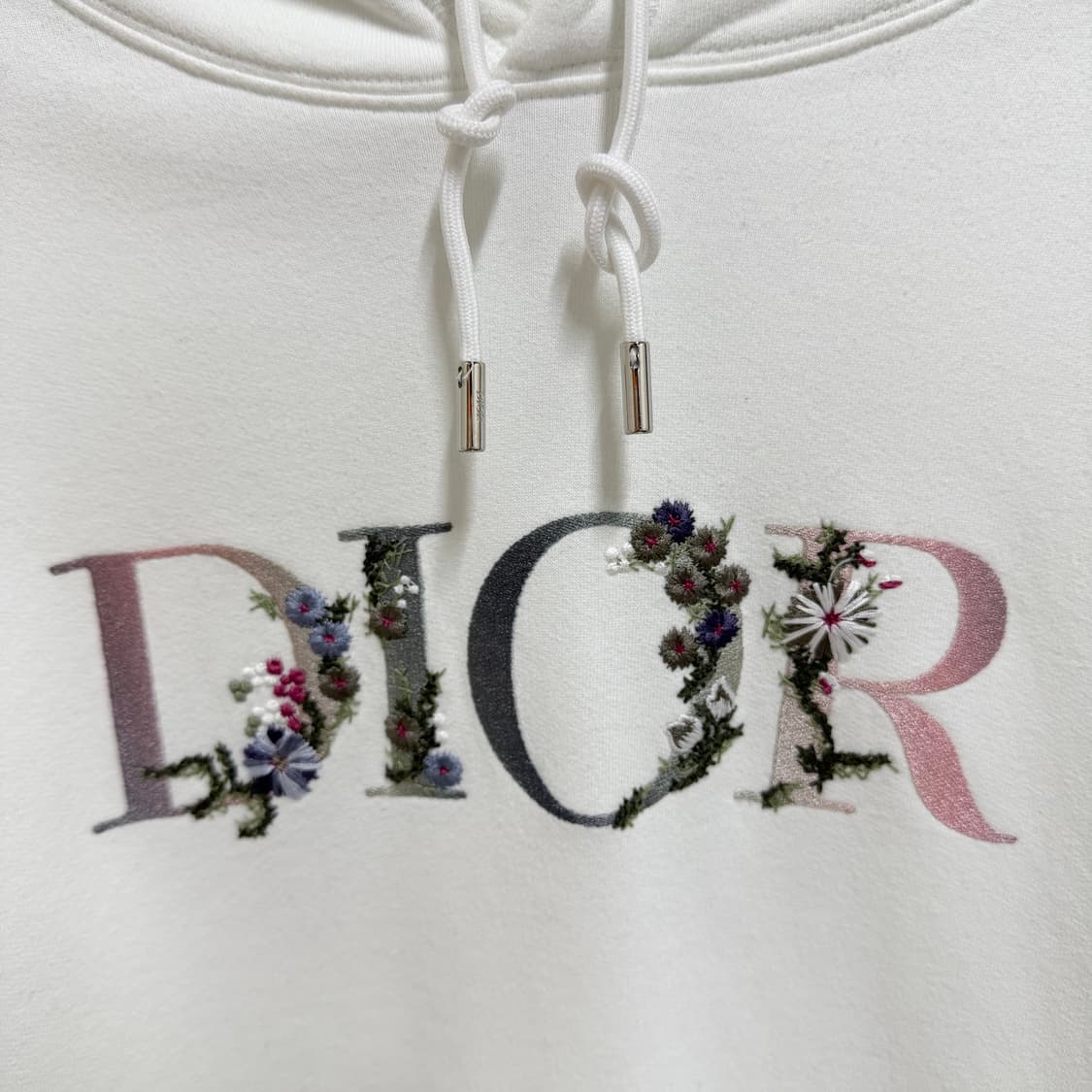 L/디올 플라워 자수 후드티 상품이미지3