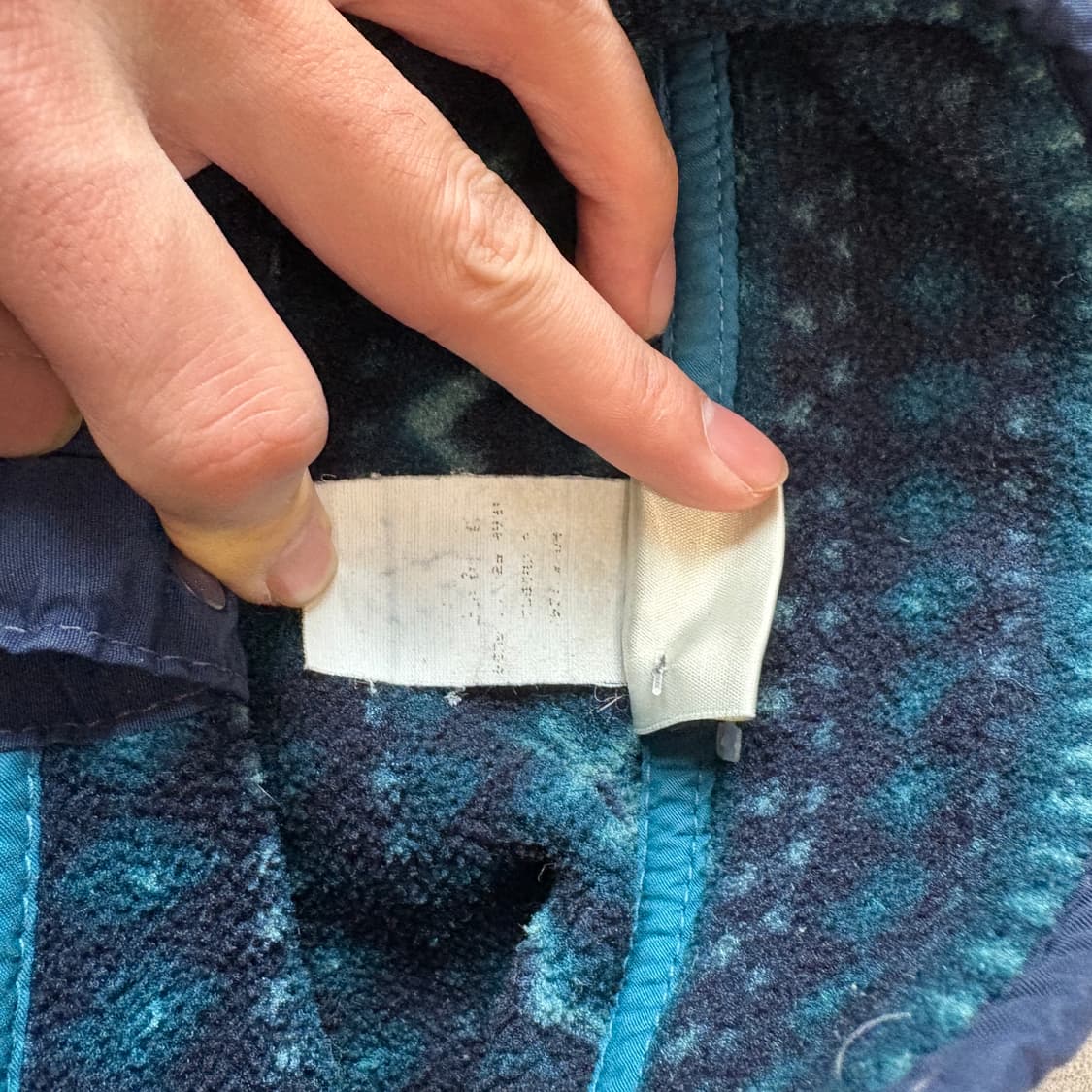 90년대 미국 생산 엘엘빈 아즈텍 플리스 신칠라 자켓 상품이미지6