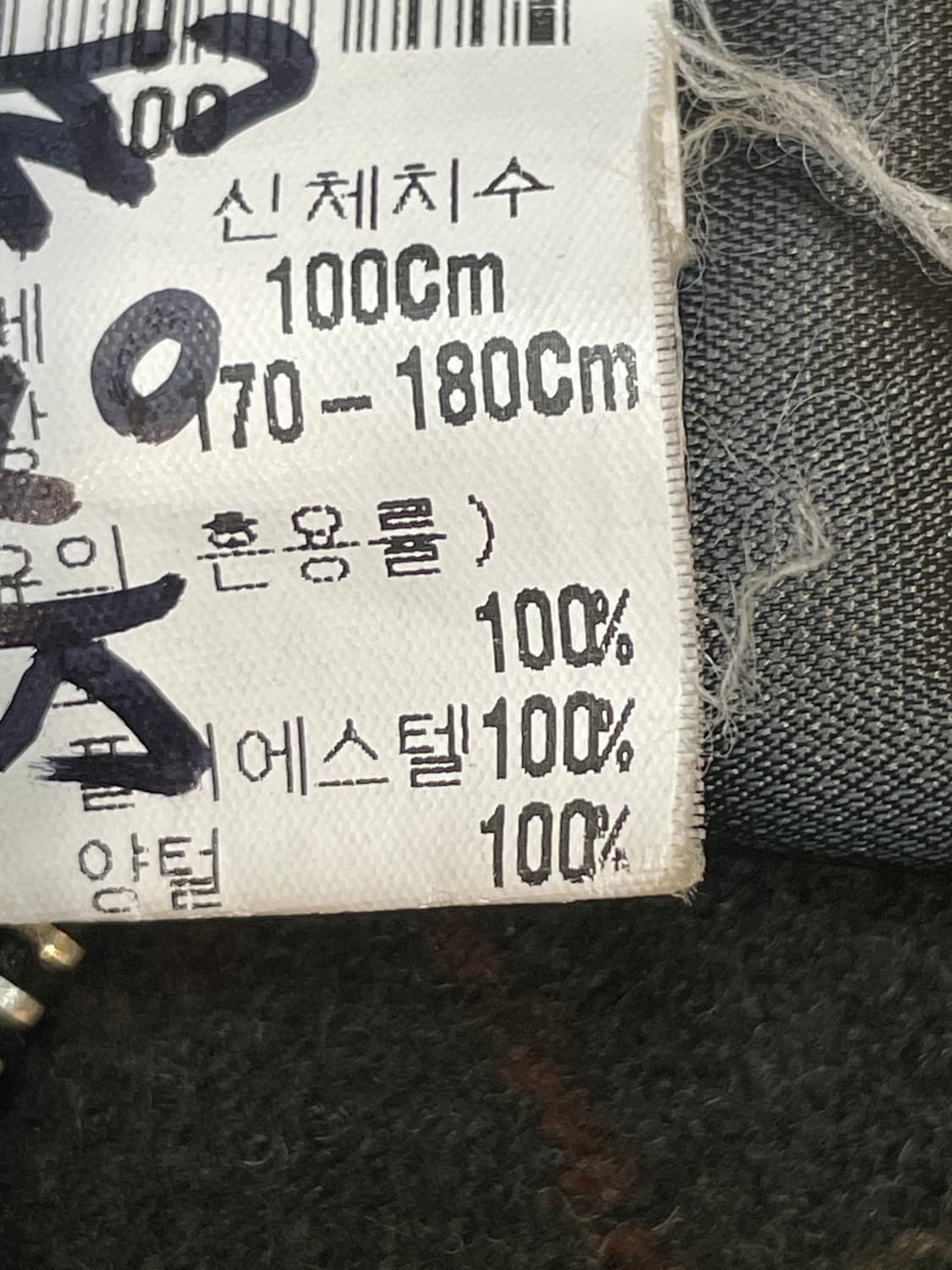 입생로랑 울 체크 퍼카라 자켓 상품이미지9