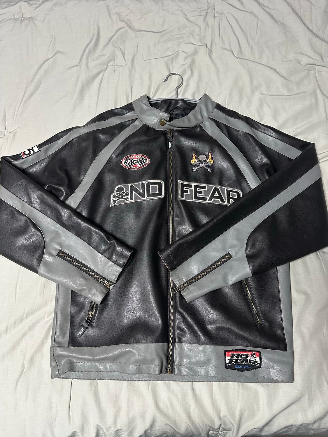 No fear 가죽자켓 상품이미지1