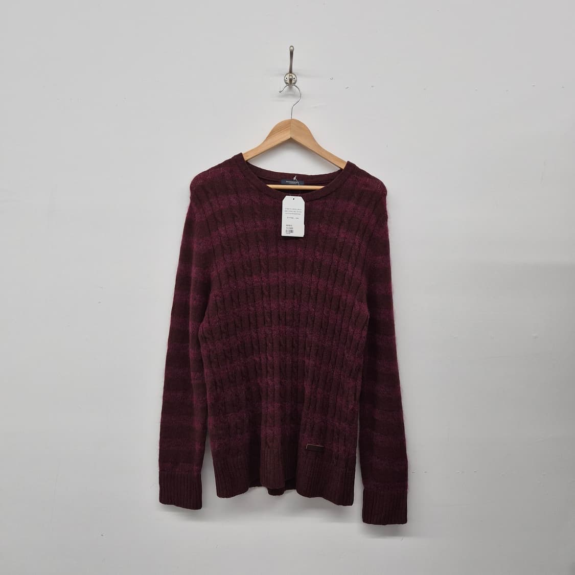 버버리 스트라이프 니트 스웨터 남여공용 M 상품이미지1