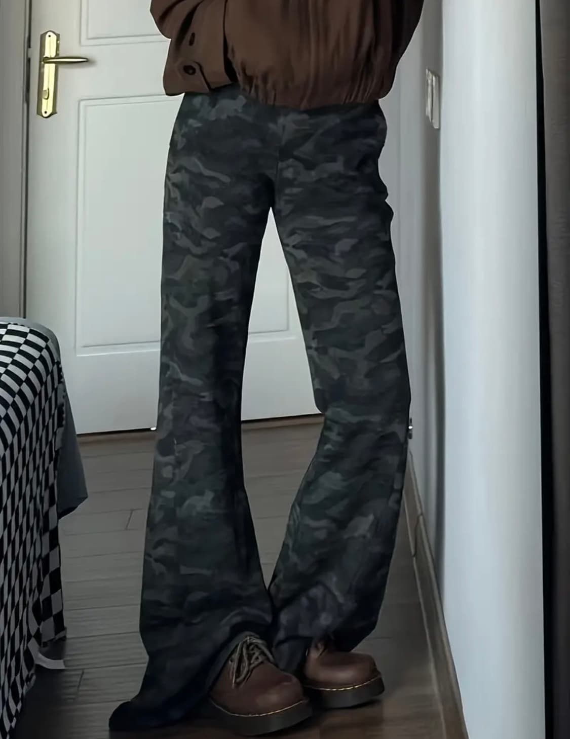 빈티지 카모 부츠컷 트레이닝 상품이미지1