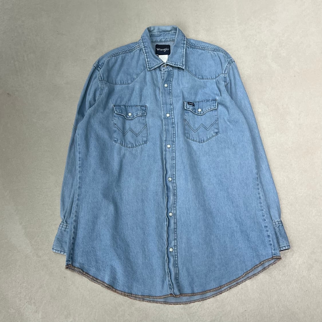 랭글러 웨스턴 데님셔츠 s08877 상품이미지1