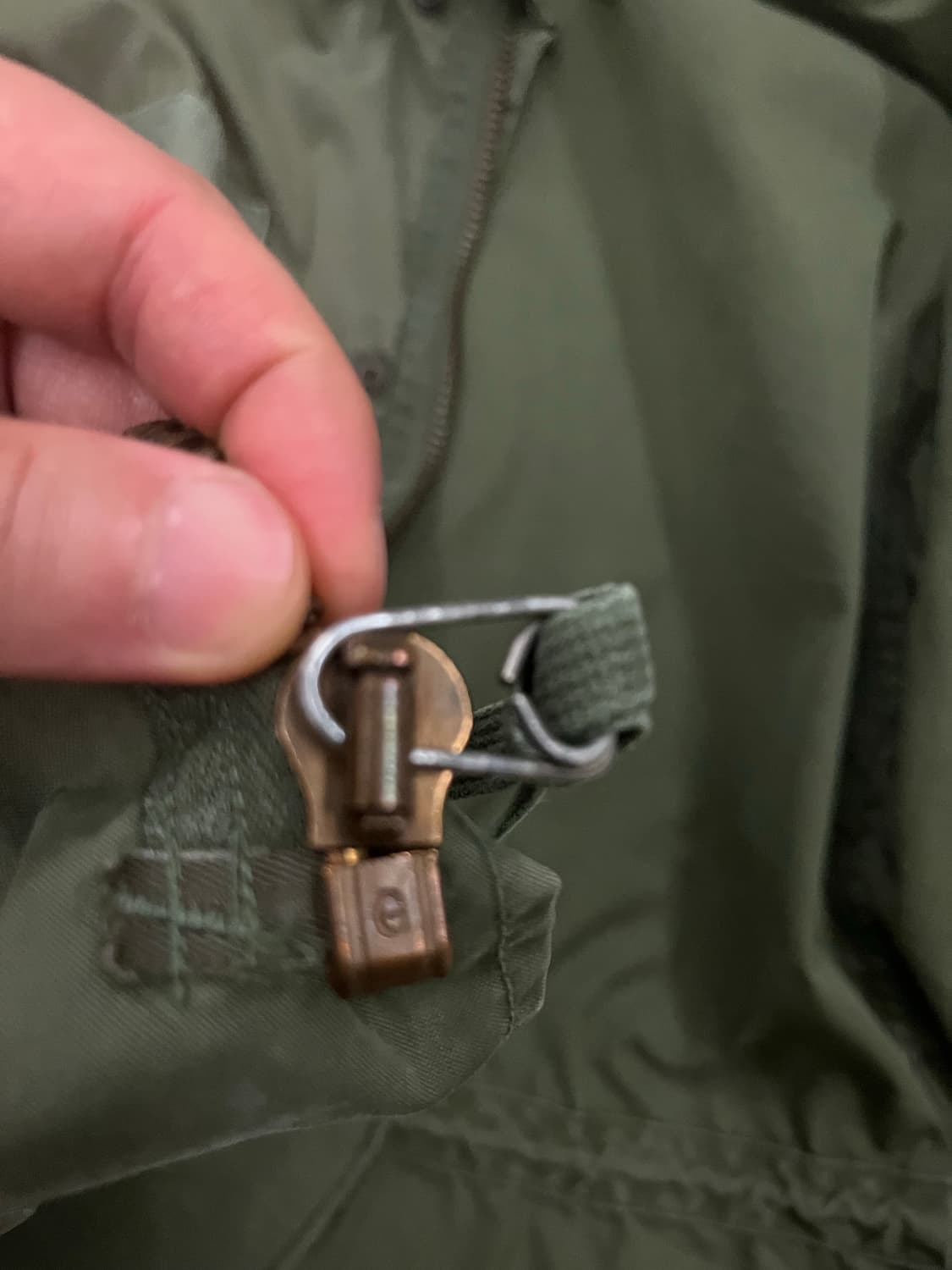 CENTRE MFG 70s 오리지널 미군 m65 피쉬테일 개파카 상품이미지4