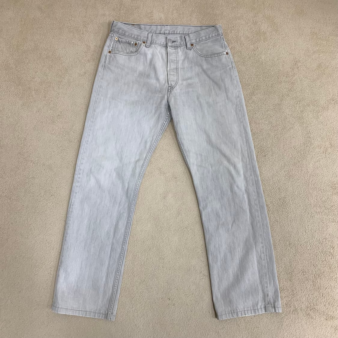 빈티지 리바이스 501 워싱 데님팬츠(33사이즈) 그레이진 남자청바지 상품이미지2