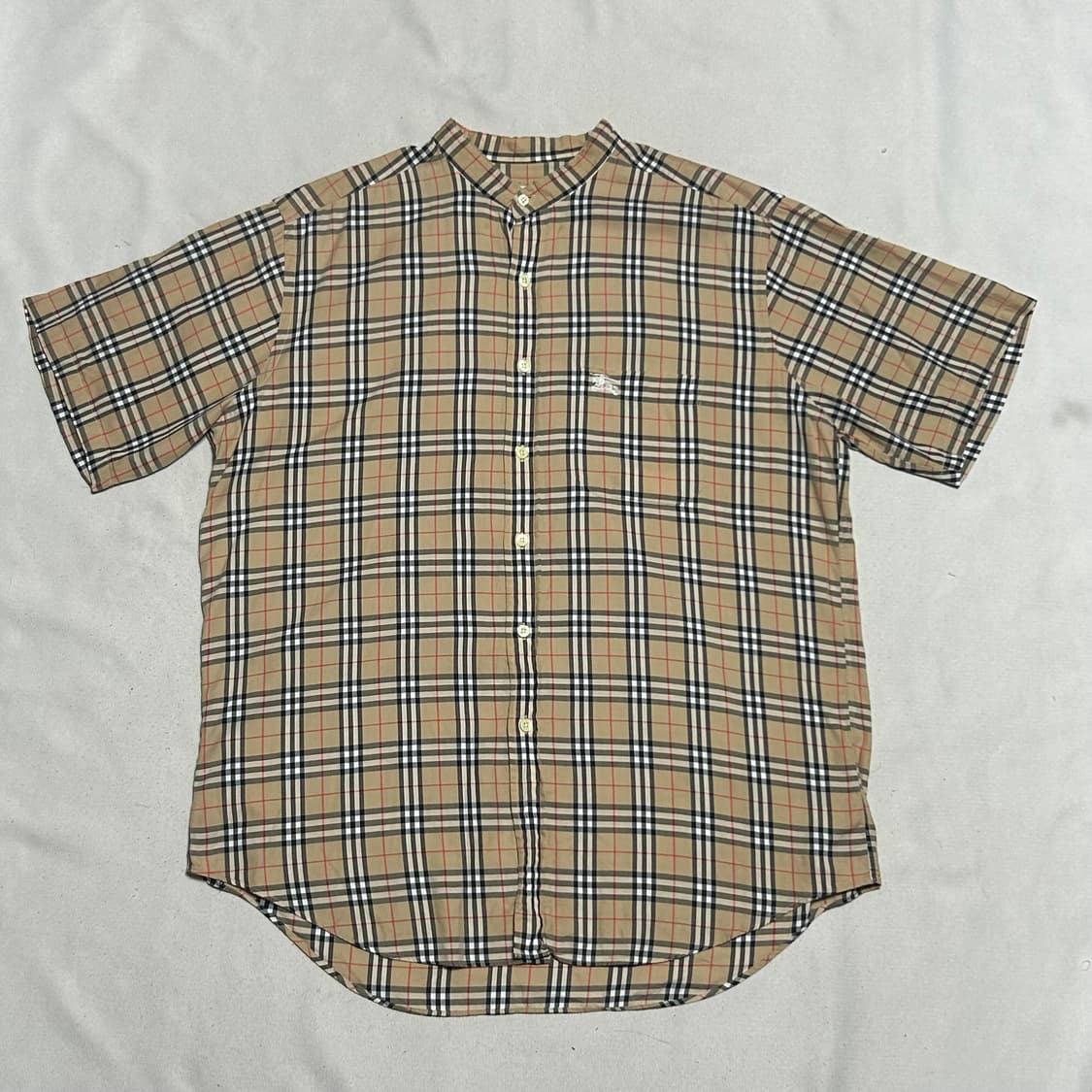 41(L) 버버리 노바체크 반팔 셔츠 상품이미지2