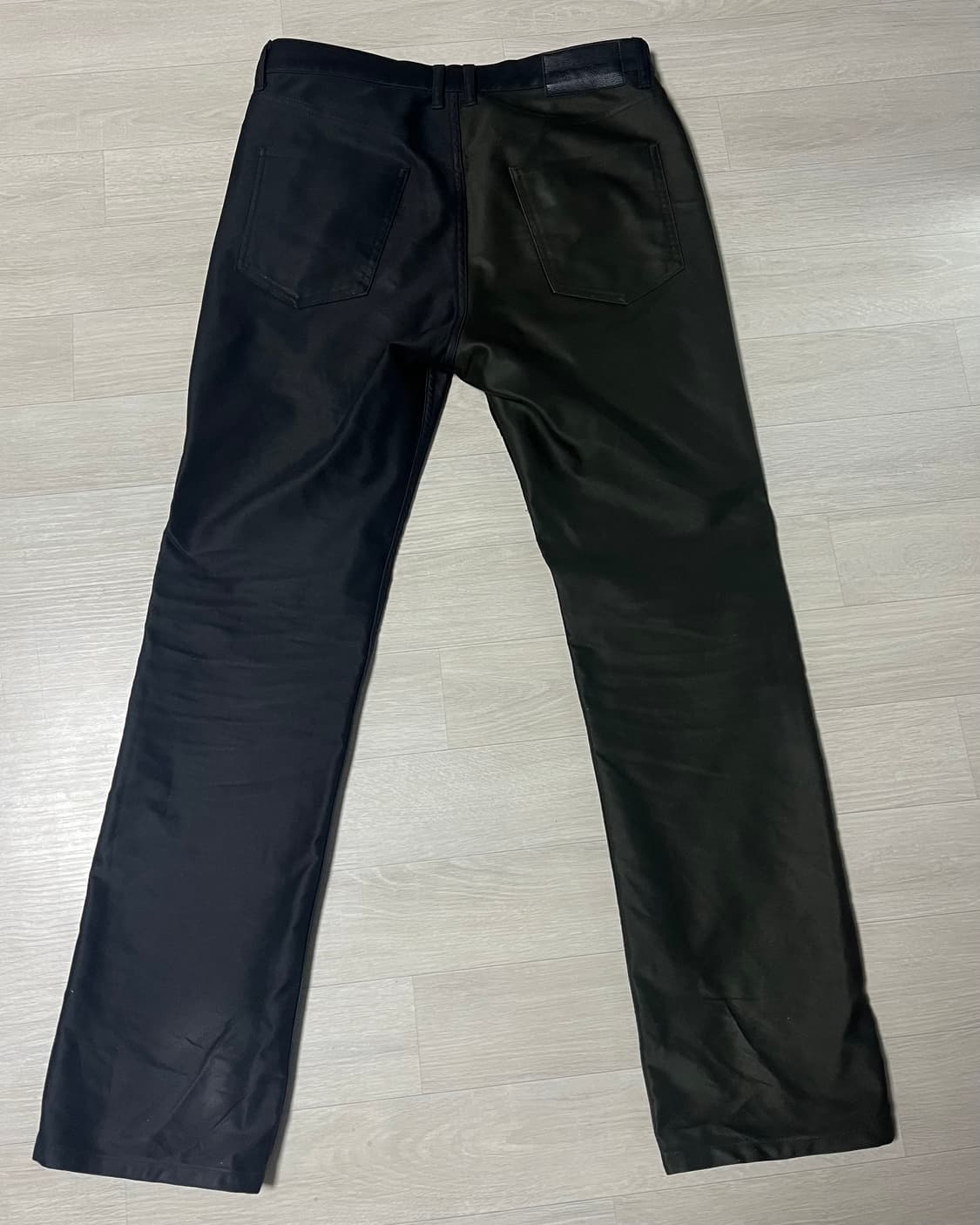 JOHNLAWRENCESULLIVAN 투톤 슬림 스트레이트 팬츠  상품이미지2