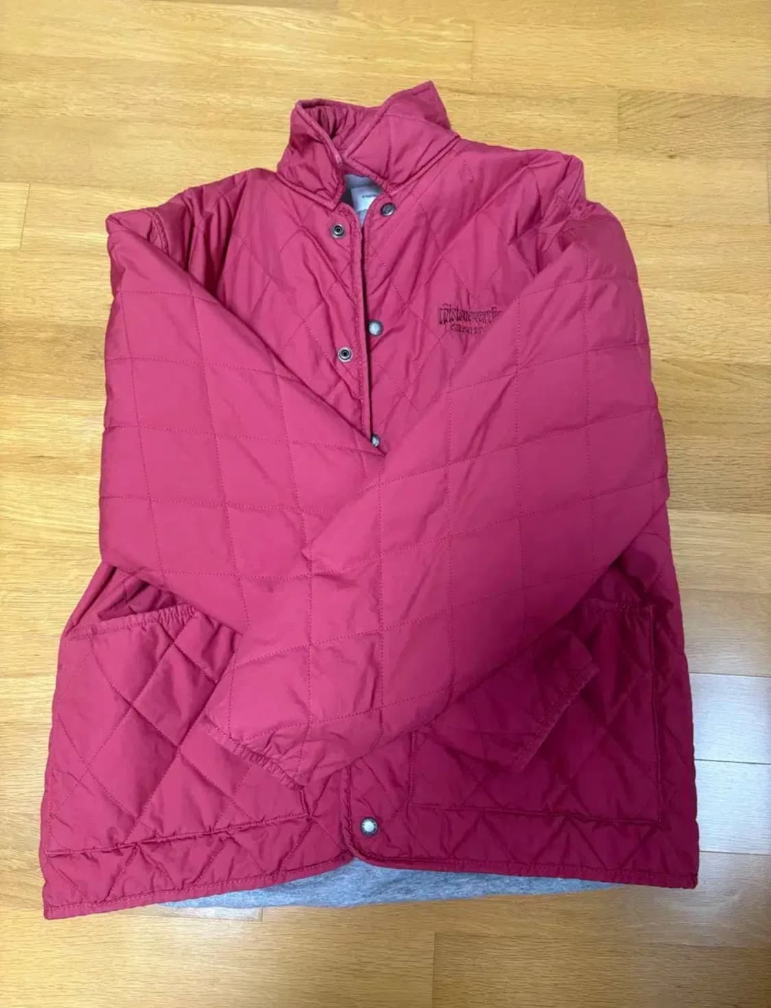 디네댓 Quilted Jacket-Raspberry Red-s사이즈 상품이미지2