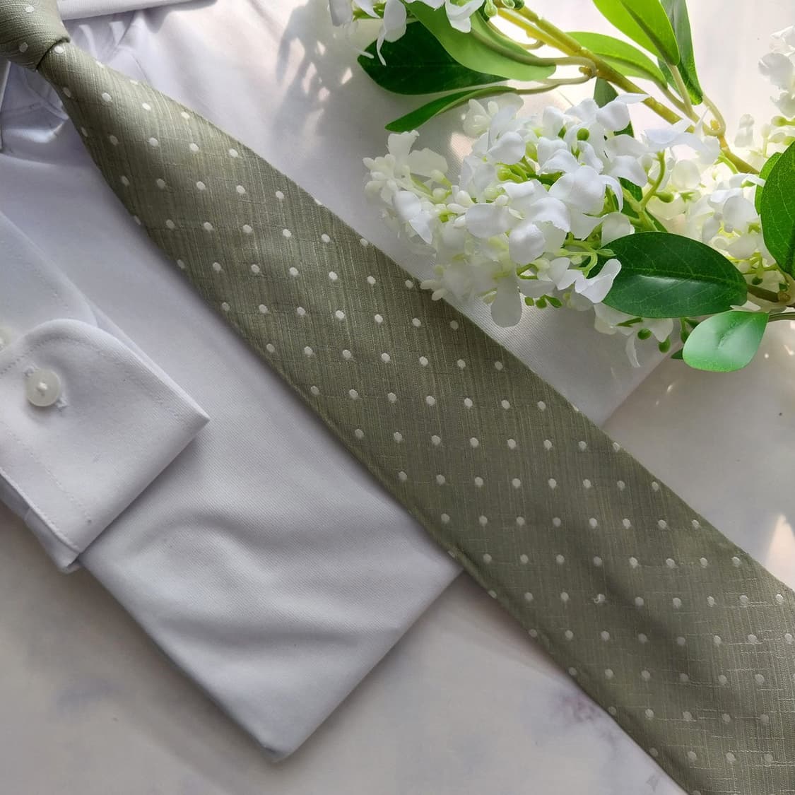 아르마니 꼴레지오니 실크 도트 넥타이 8.5cm A+등급 A1587
 상품이미지8