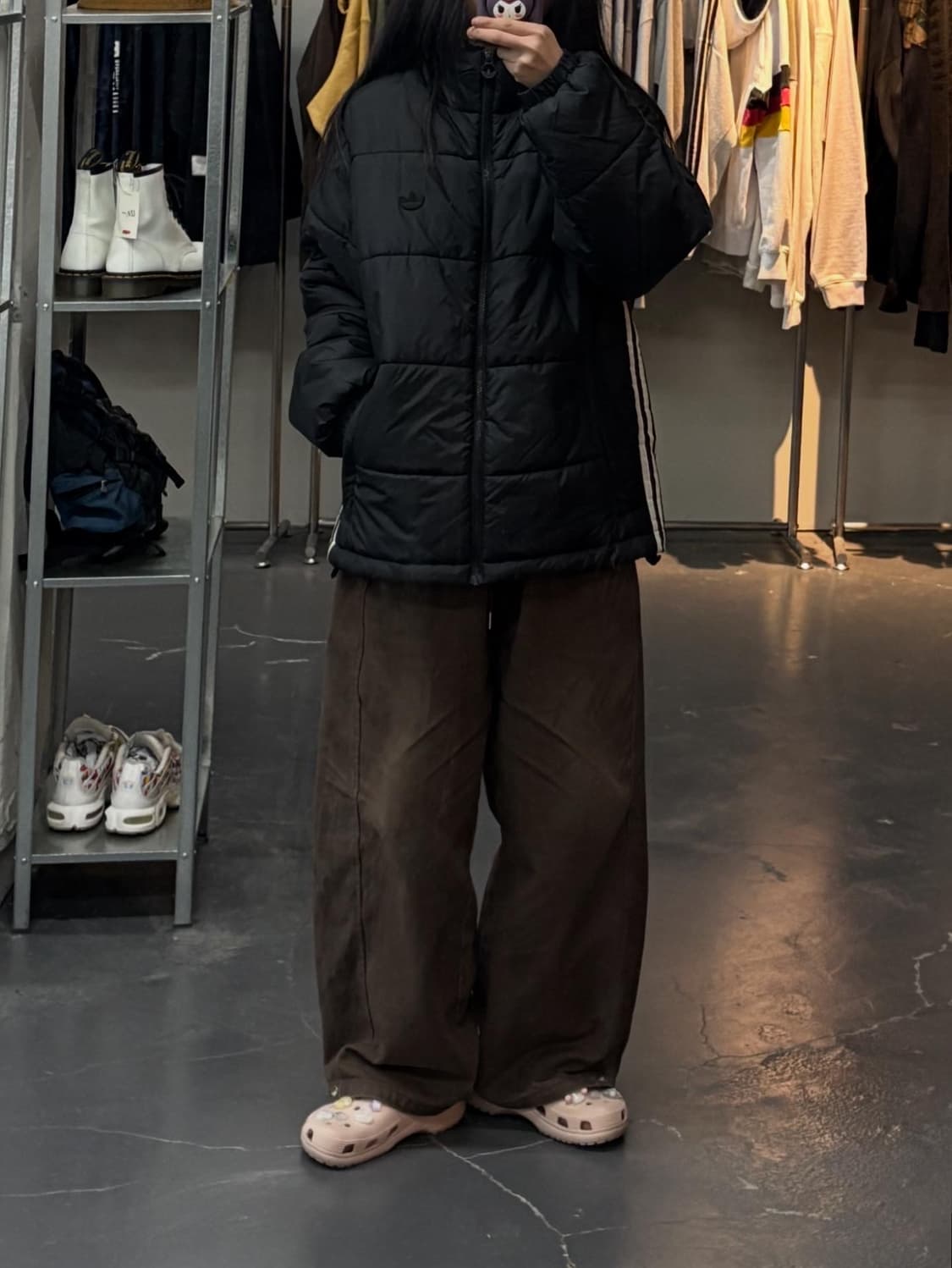 아디다스 파이어버드 블랙 패딩 A2466 상품이미지1