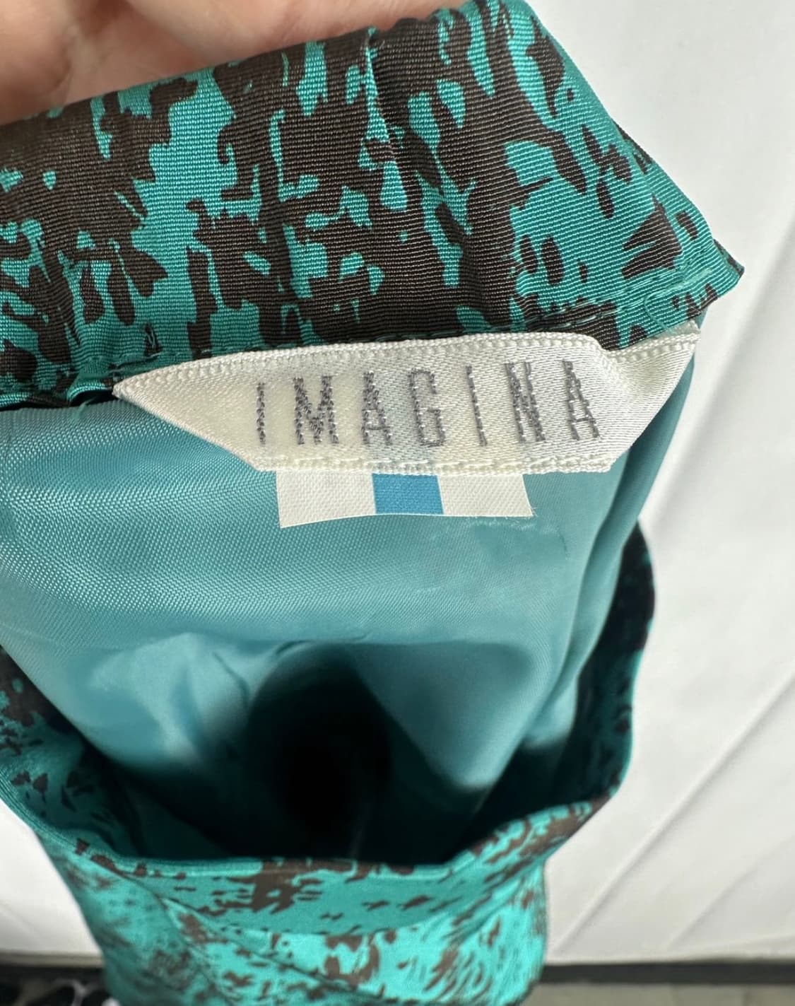 IMAGINA 폴리 밴딩 스커트 민트 27인치 민트코어 상품이미지3