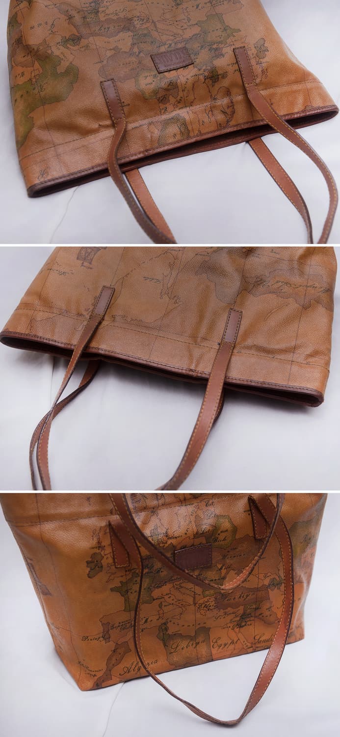 프리마 클라쎄 (Made in italy) 시그니쳐 고지도 쇼퍼백 상품이미지5