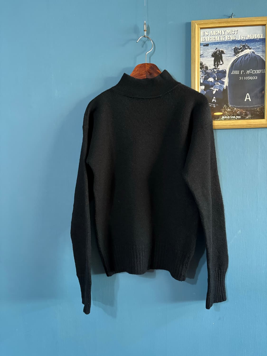 90‘s USN military gob sweater. 상품이미지1