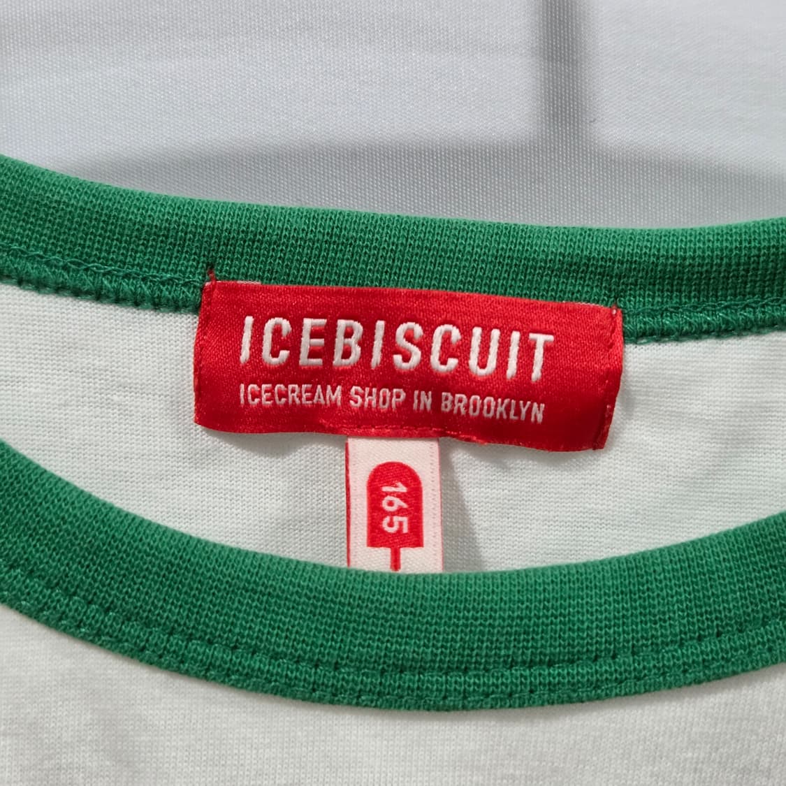 아이스비스킷 키즈 레글런 7부 티셔츠 165 상품이미지3