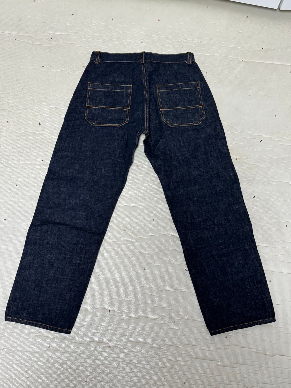 [M] 데님인디고마스터 와이드핏 더블니 데님 B831YK 상품이미지3