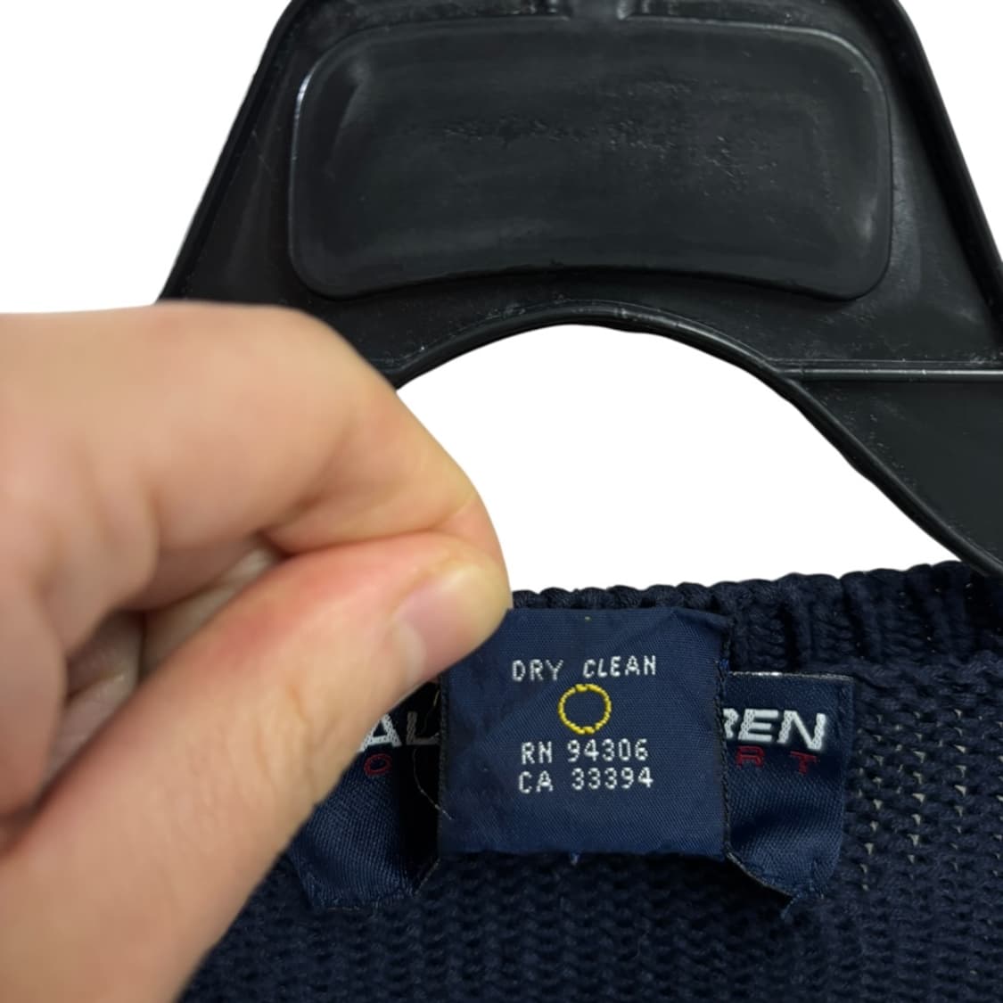 폴로랄프로렌 v넥 울 니트 상품이미지7