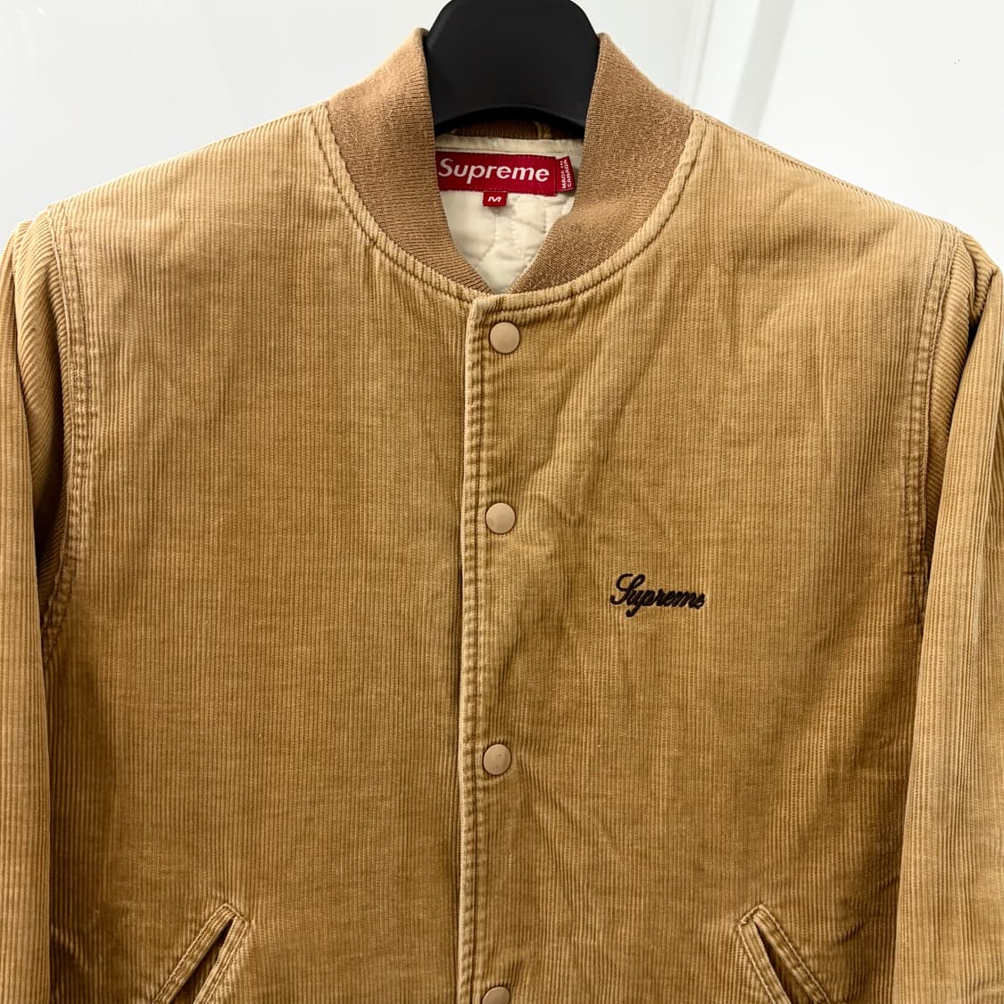 슈프림 코듀로이 바시티 자켓 상품이미지5