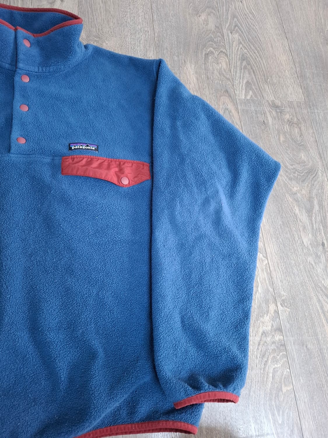 M 파타고니아 신칠라 블루 플리스 풀오버 상품이미지4