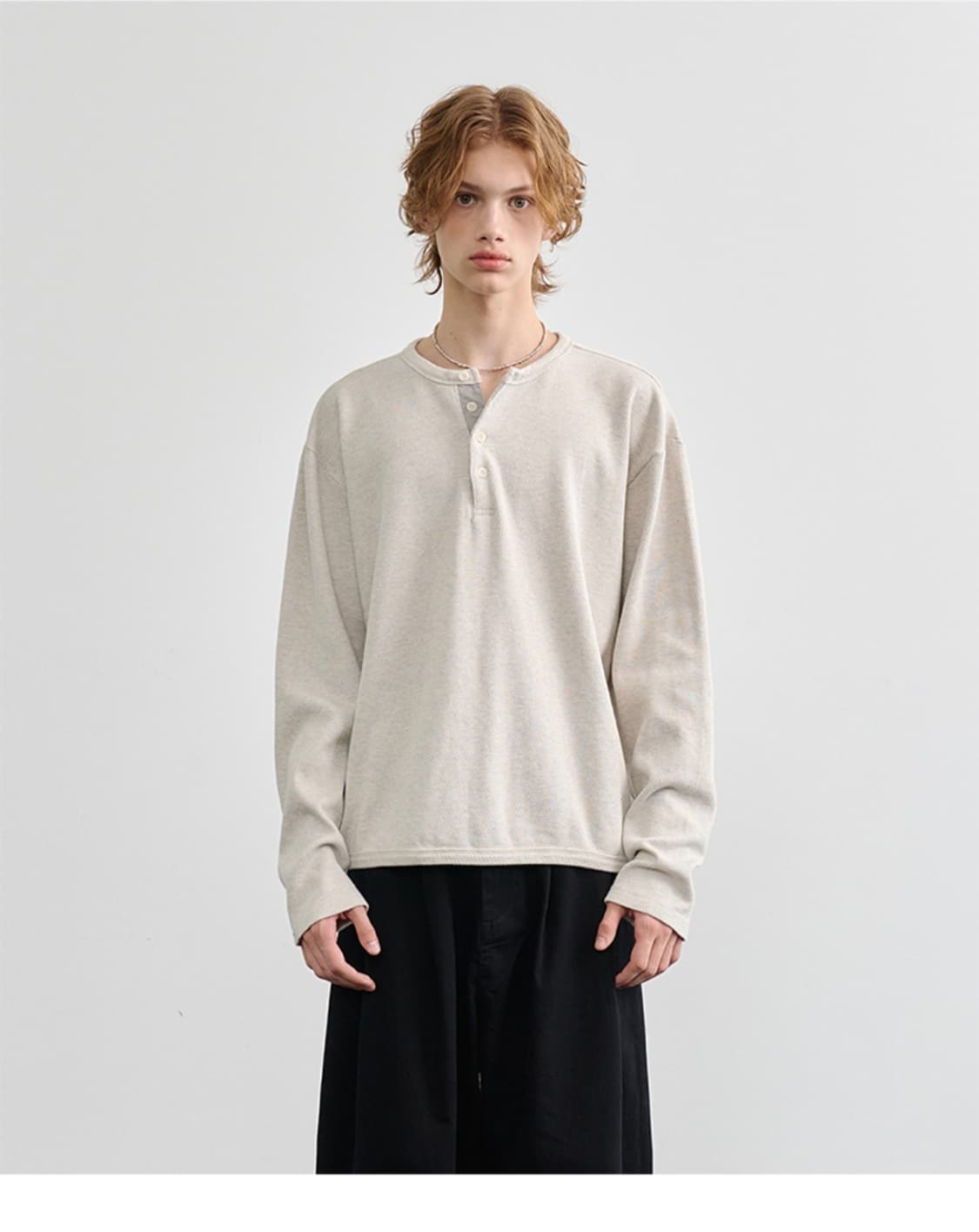 노운 헨리넥 티셔츠 1 상품이미지1