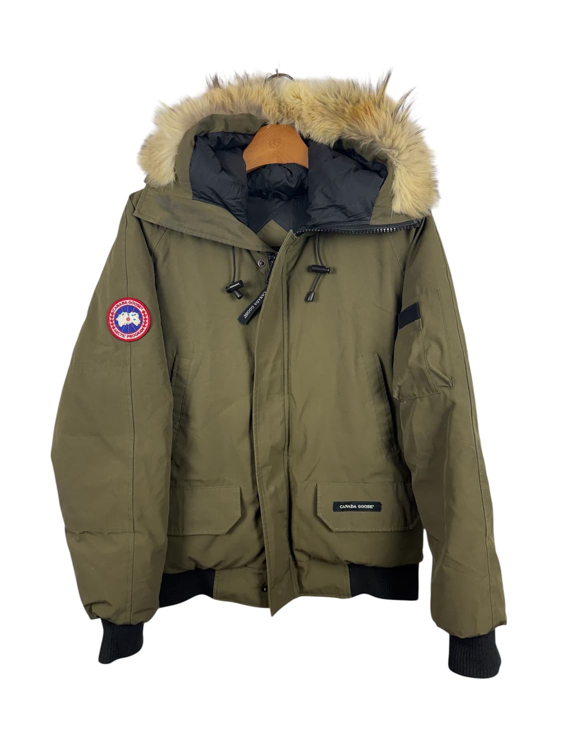 캐나다구스 카키 칠리왁 봄버 숏 패딩 S 상품이미지1