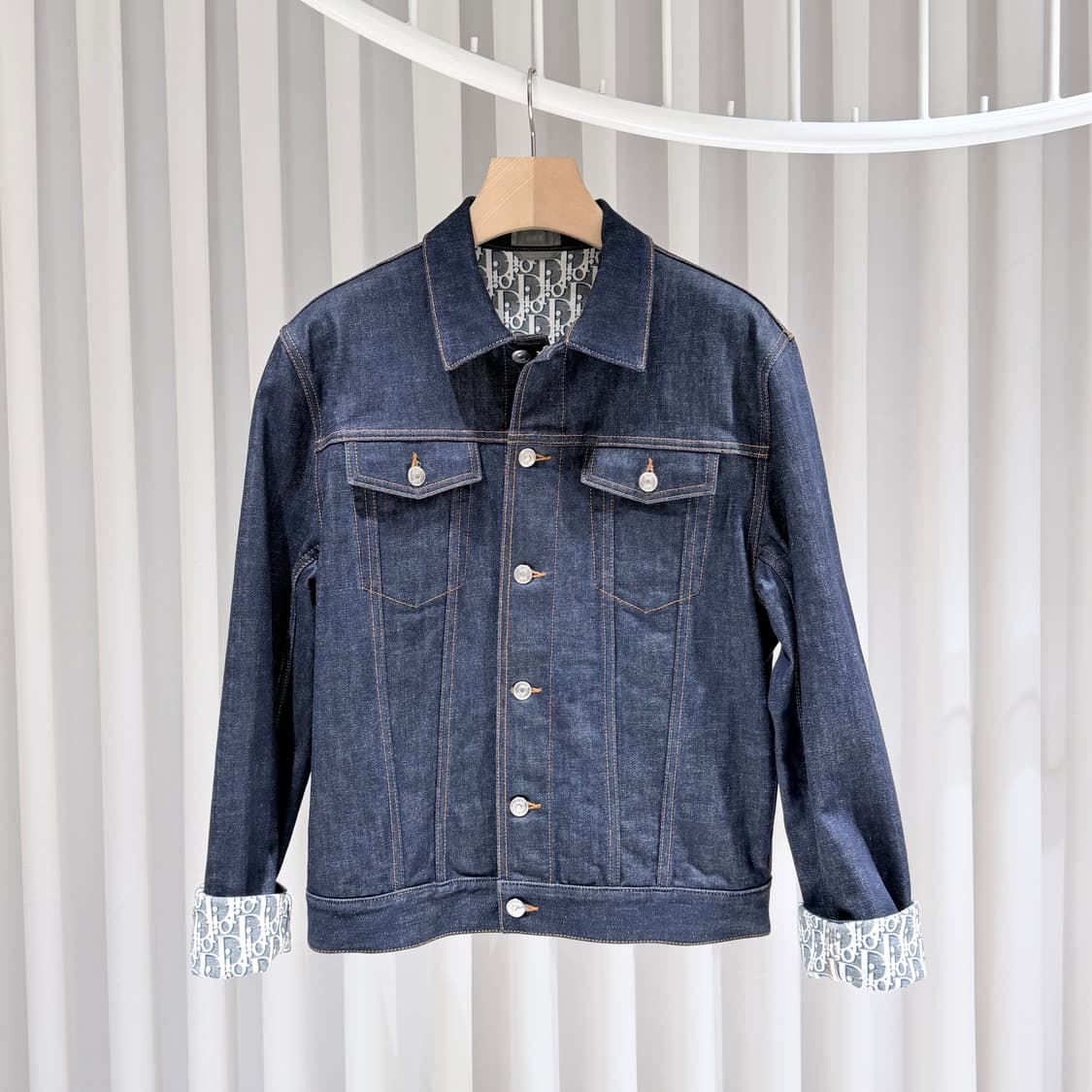 50 / 디올 오블리크 데님 청자켓 상품이미지1