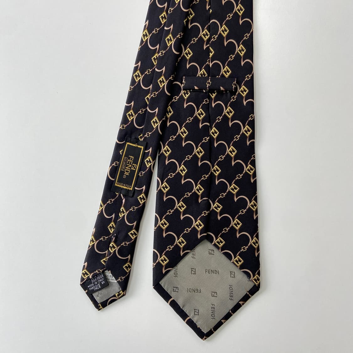 펜디 (FENDI) FF 모노그램 정품 명품 넥타이 상품이미지3