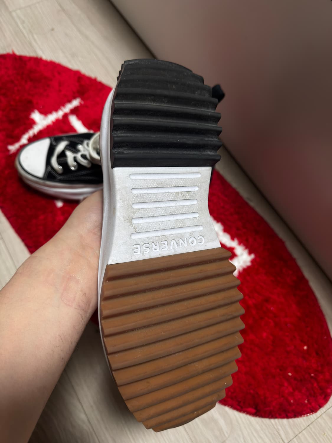 컨버스 런스타 하이크 블랙 하이 280mm 상품이미지3