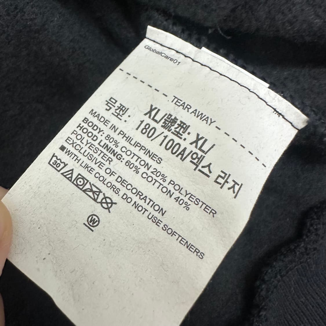 언더아머 기모 후드티 블랙 XL 상품이미지7