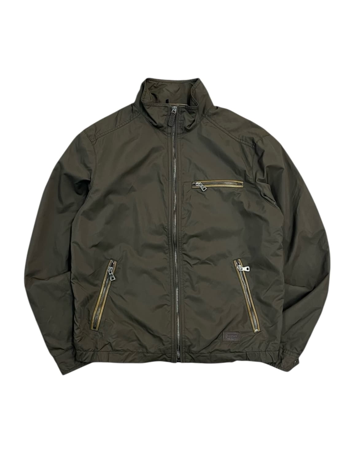 코치 헤링턴 집업 자켓 카키 S #csz2363 상품이미지3