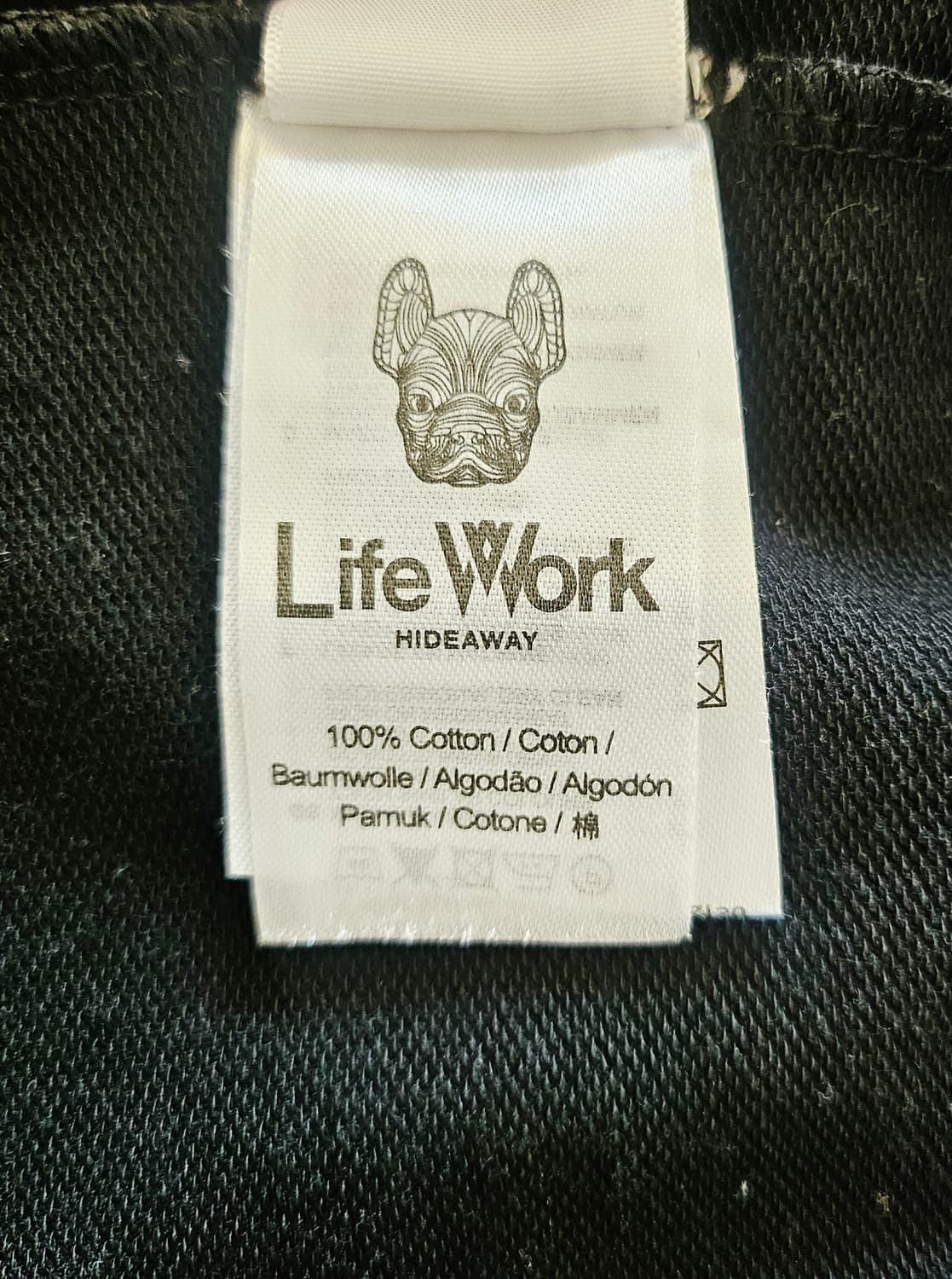 (거의새상품)라이프워크 맨투맨 블랙 55~66 상품이미지8