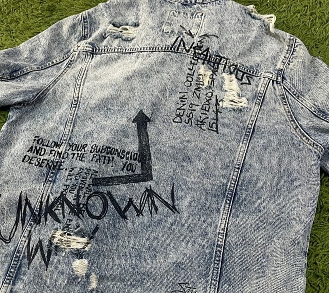 자라 데님 트러커 자켓 105/XL 상품이미지4