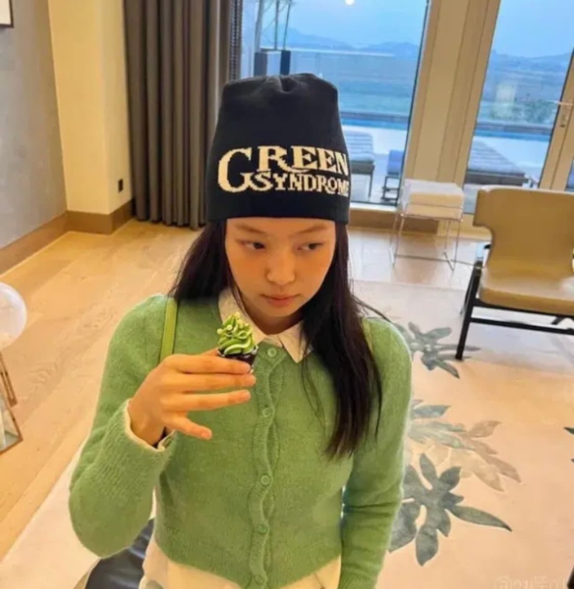 그린신드롬 비니 블랙 상품이미지2