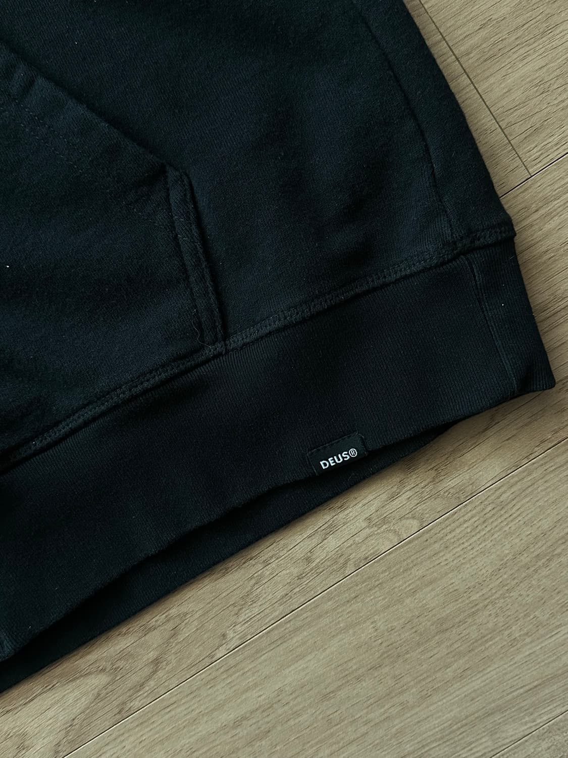 데우스 후드집업 블랙 M (남성) 상품이미지2