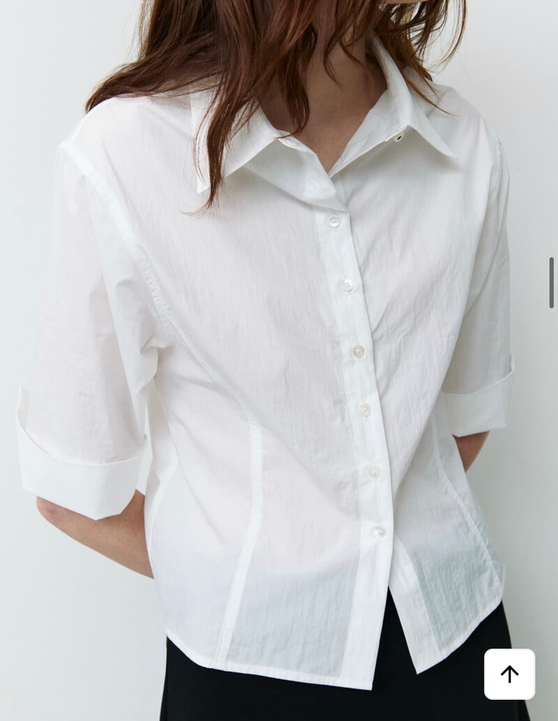 레터 7부 여름 셔츠 Dew 3/4 sleeve shirt  상품이미지2
