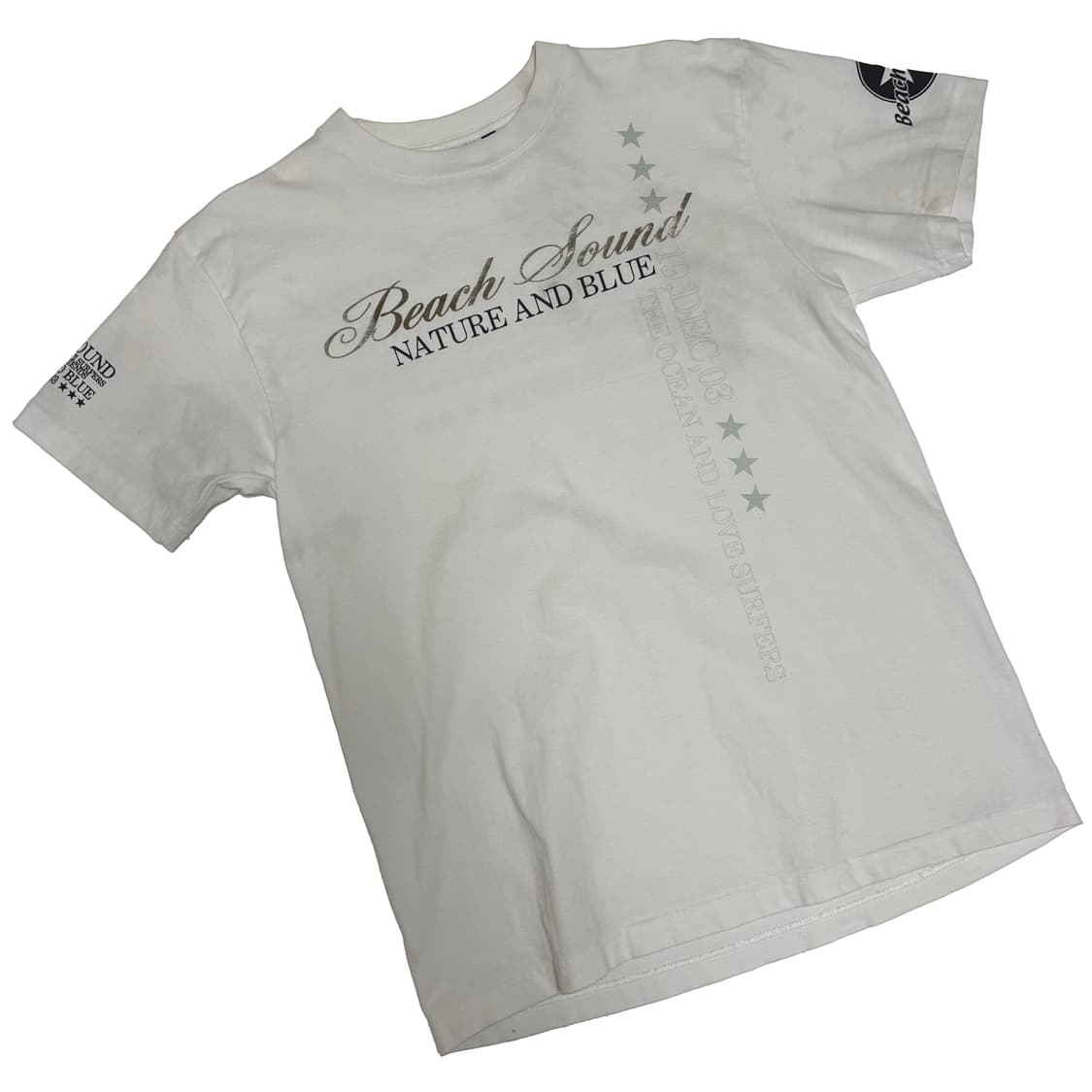 비치 사운드(Beach Sound) 네이쳐 앤 블루 그래픽 반팔 티셔츠 상품이미지2