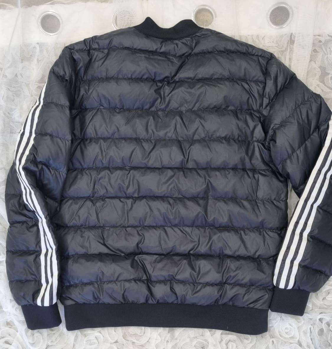 아디다스 오리지널스 삼선 블랙 패딩 자켓 상품이미지2