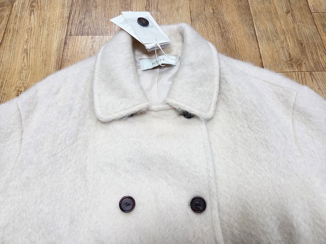 베뉴엣(BENUET) 피치크림 밀란 코트 프리사이즈 새상품 상품이미지6