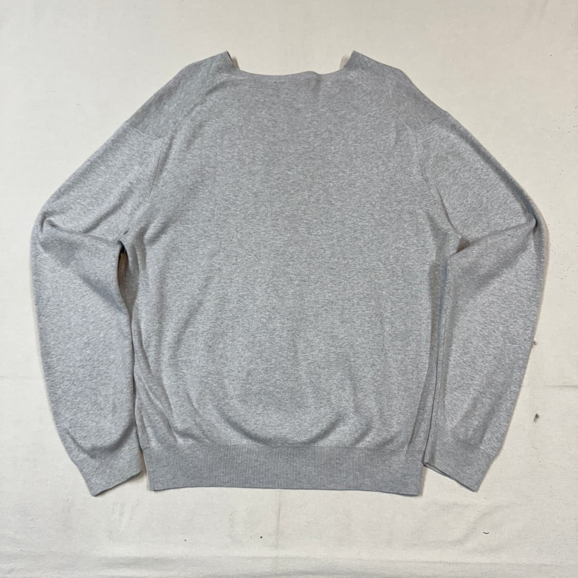 M) 폴로 랄프로렌 피마코튼 그레이 브이넥 니트 상품이미지5