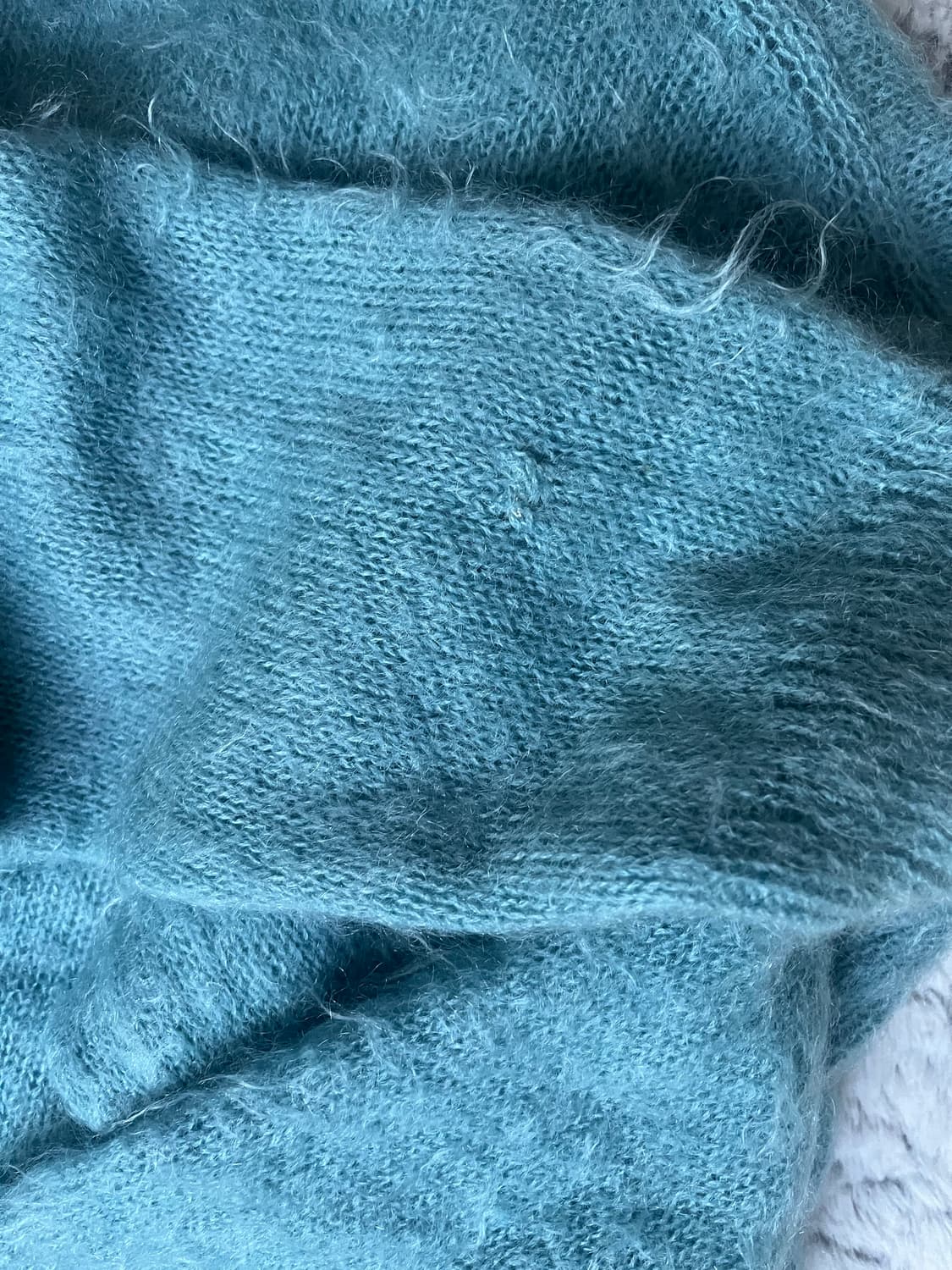 오라리 브러쉬드 슈퍼키드 모헤어니트 더콰이즈블루 상품이미지3