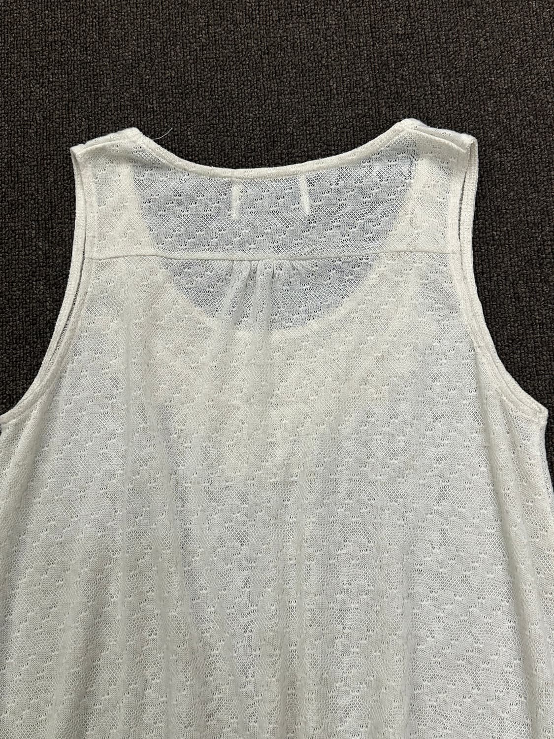 M)ventviolet vintage 여성 레이스 디테일 아이보리 나시 상품이미지7