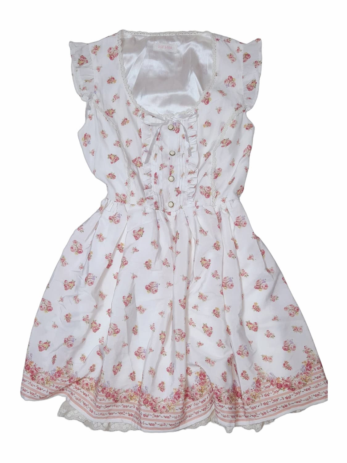 리즈리사 히메갸루 원피스 + 핑크 하우스 빈티지 가방 세트 상품이미지2