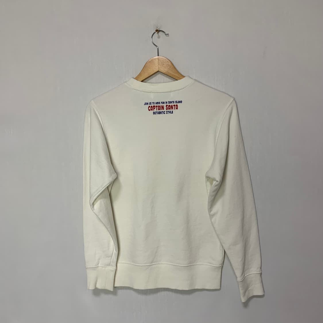 캡틴산타 맨투맨 티셔츠 아이보리 빈티지 S 상품이미지6