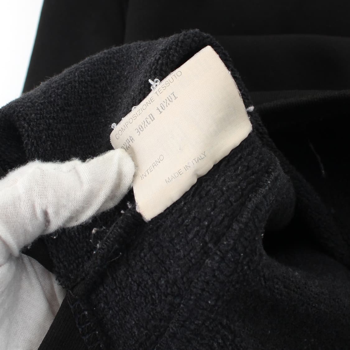 펜디 Fendi 빈티지 블랙 스트라이프 카라 반집업 맨투맨 스웻셔츠 상품이미지8