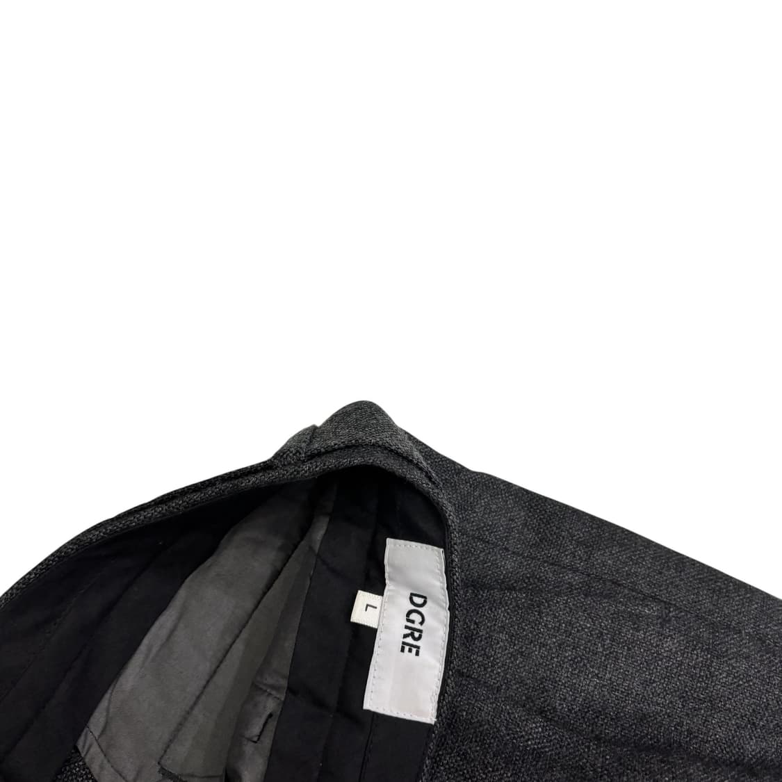 디그레 투 턱 울 벨티드 와이드 슬랙스 상품이미지3