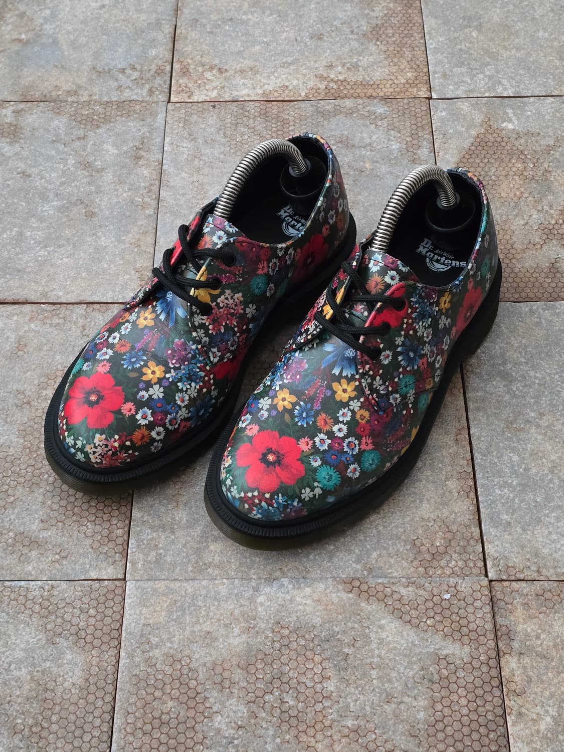 (230)닥터마틴 1461 플라워 3홀 구두 상품이미지1